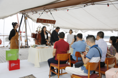 秘鲁超级食品搭乘“联盟”号训练舰抵达上海