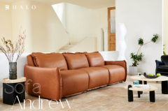 HALO光环家居新品丨ANDREW沙发 在美拉德棕色里感受冬日舒适